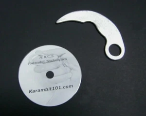 Aluminum Training Karambit Knife Pentjak Silat FMA Kalaj Kutter Techniques DVD - Picture 1 of 4