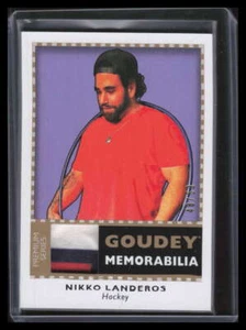 Patch 2018 UD Goodwin Champions Goudey Memorabilia Premium Nikko Landeros 48/50 - Foto 1 di 2