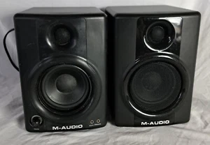 M-Audio AV42 - 40 Watt Studio Monitors w/ Power Supply - TESTED - Picture 1 of 4