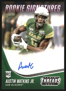2021 Chronicles Draft Picks Threads Rookie Signatures Pink #28 Austin Watkins Jr
