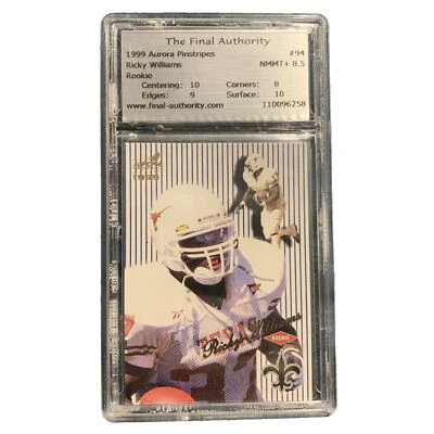 1999 Pacific Aurora - #94 Ricky Williams (RC) The Final Authority NMMT 8.5 - Image 1 of 2
