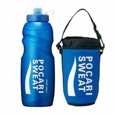 Pocari Sweat Sports Drink Water Bottle 1000ml & Carry Case - Image 1 of 2