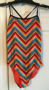 JOE BOXER SWIMWEAR Girl's One Piece SwimSuit GIRLS SIZE -  14  ORANGE   NWT  - Picture 1 of 3