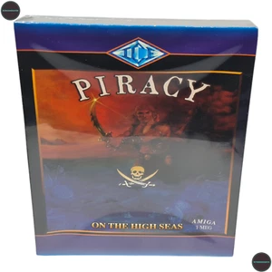 Piratería en alta mar Commodore Amiga Juego Big Box 1992 SELLADO NUEVO - Imagen 1 de 6