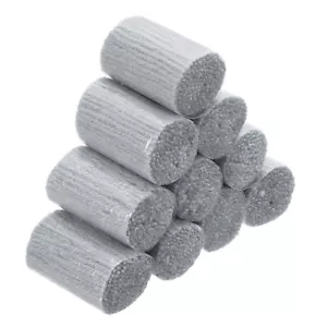 10 Rolls Latch Hook Yarn Precut Hook Rugs Yarn Gray - Picture 1 of 6