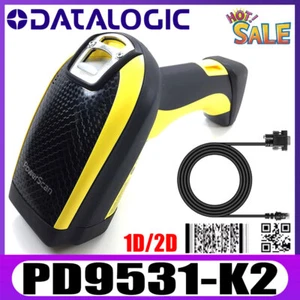 Datalogic PowerScan PD9531-K2 Handheld 2D Imager Cored Barcode Scanner RS232 Kit - Imagen 1 de 10