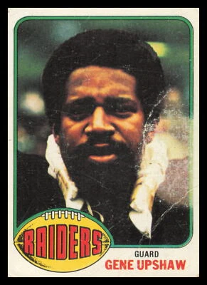1976 Topps Football #295 Gene Upshaw Oakland Raiders - Image 1 of 2