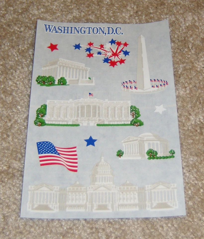 Pegatinas Mrs. Grossman Paper Whisper ~ Washington D.C. Foto 1 de 1