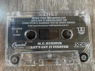 Let’s Get It Started By M.C. Hammer, Cassette Tape - Image 1 of 3