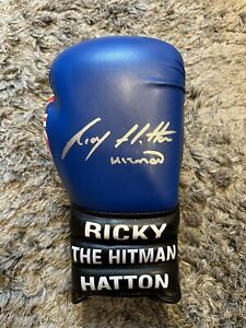 Ricky Hatton Hand Signed Boxing Glove