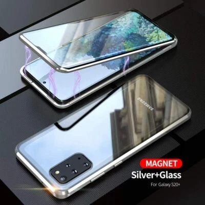 Funda Magnética Doble Pantalla Cristal Para Samsung Galaxy S24 S23 22 21 20 S10 S9 S8 Foto 1 de 4