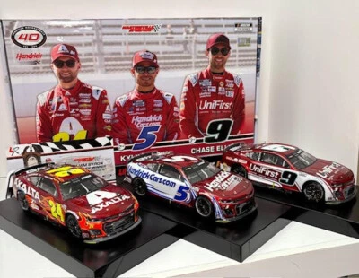 2024 HENDRICK MOTORSPORTS 40TH ANNIVERSARY MARTINSVILLE RACED  1/24 3 CAR SET - Image 1 of 4