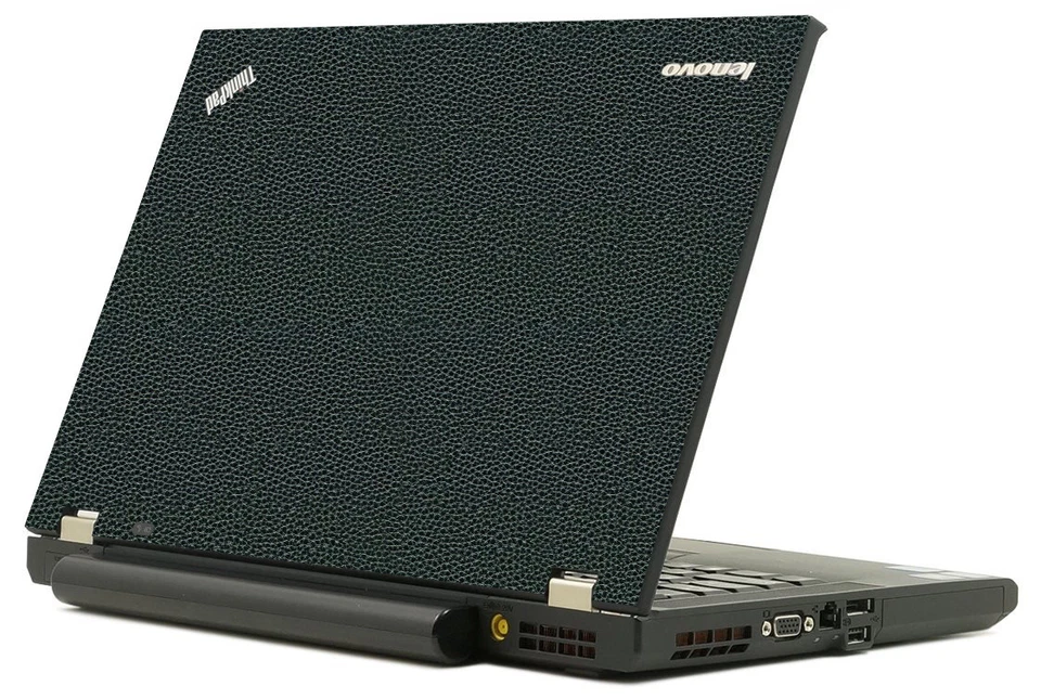 LEATHER Vinyl Lid Skin Cover Decal fits IBM Lenovo ThinkPad T520 W530 Laptop - Image 1 of 1