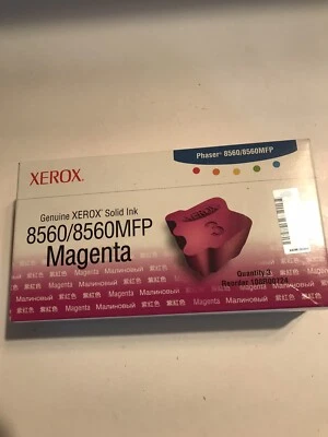 Genuine Xerox Solid Ink 8560/8560MFP Magenta 3 pack 108R00724 NEW In BOX - Image 1 of 4