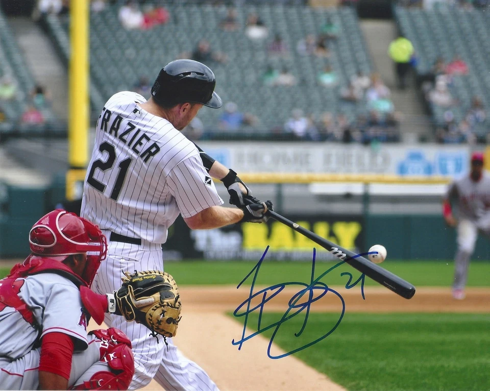 TODD FRAZIER 'CHICAGO WHITE SOX' THIRD BASEMAN SIGNED 8X10 PICTURE *COA 4 - Image 1 of 1
