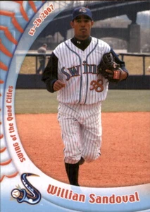 Willian Sandoval 2007 Grandstand Swing of the Quad Cities Brooklyn Cyclones - Picture 1 of 1