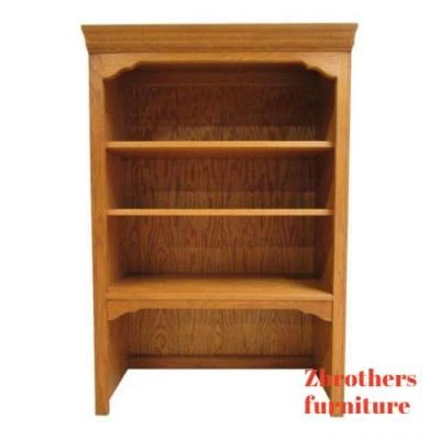 Cómoda de roble Ethan Allen Chippendale Canterbury Hutch estante superior A Foto 1 de 4