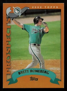2002 Topps Brett Roneberg #677 Florida Marlins Baseball Card - Picture 1 of 2