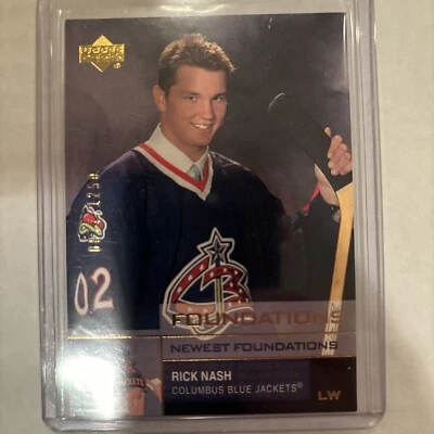 2002-03 Upper Deck Foundations 877/1250 Rick Nash #149 Rookie RC - Image 1 of 2