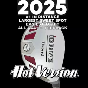 LEFTHAND iDRIVE Hybrid iRON Clubs (CHOOSE) 1 2 3 4 5 6 7 8 9 PW SW LW FREE SHIP - Picture 1 of 5