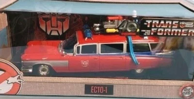 Coche ambulancia Cadillac Ghostbusters Transformers Ecto 1 1959 Foto 1 de 4
