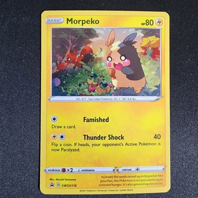 Swirl Morpeko SWSH116 Pokemon Sword & Shield Promo Cards - Image 1 of 3