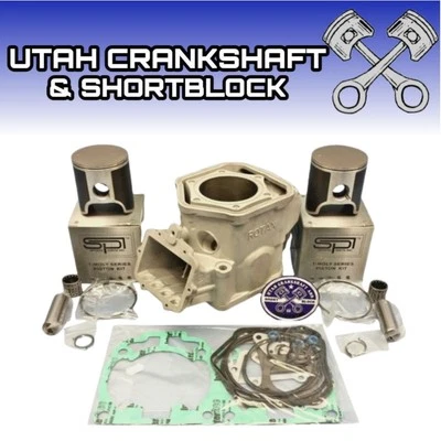 Re-plated OEM 05-08 Ski-Doo 600 HO SDI Cylinder SPI Pistons Gaskets MXZ GSX 1 - Image 1 of 4