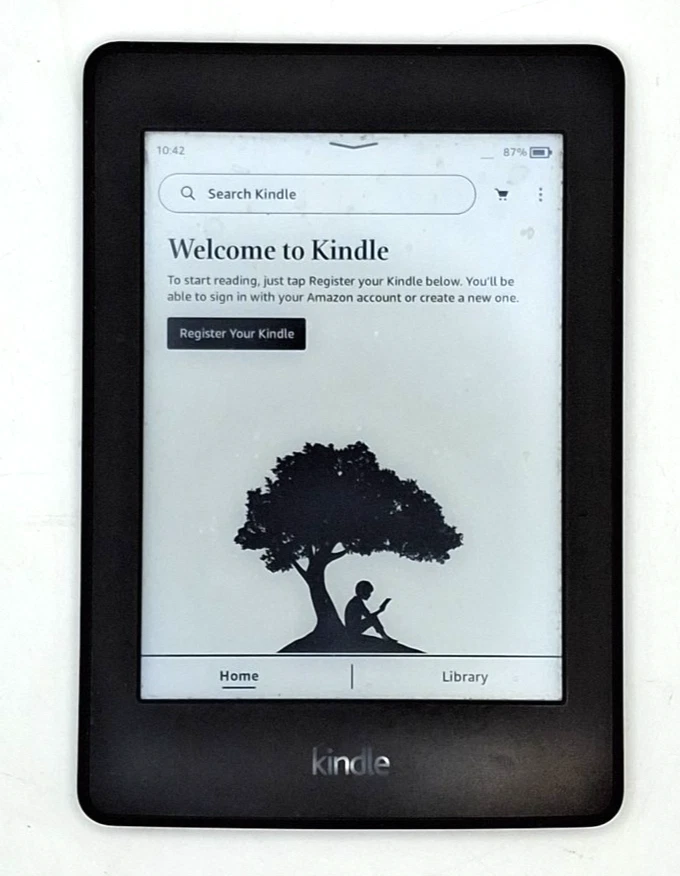 Amazon Kindle Paperwhite 7th Gen DP75SDI 6" Wi-Fi Black eBook Reader J2093 - Image 1 of 4