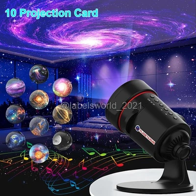 Galaxy Projector Planetarium Star Projector Moon Lamp Starry Sky Night Light US - Image 1 of 4