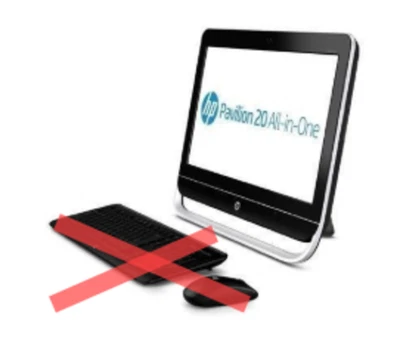 Ordenador de sobremesa HP Pavilion 20-b110ed All-in-one negro 16:9, 1,4 GHz  - Imagen 1 de 4