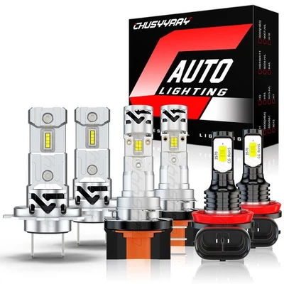 6X Faro LED alto bajo antiniebla para Ford Transit Custom 2018 2019 2020 Foto 1 de 4