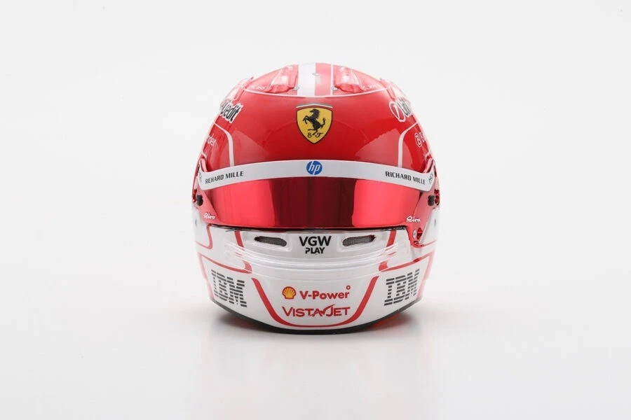 Mini Helmet Looksmart 1/5 Scuderia Ferrari HP 2025 Charles Leclerc