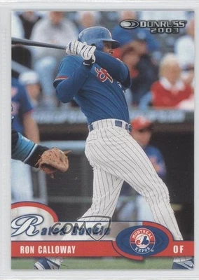 2003 Donruss Rated Rookie Ron Calloway #57 - Image 1 of 2