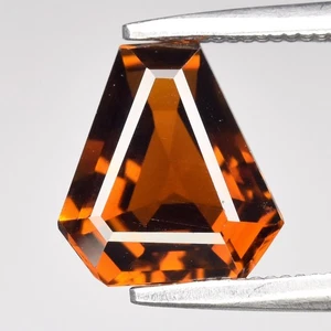 💎 1.55ct 8.3x7.7mm VVS Fancy Natural Orange Tourmaline - Unheated, Tanzania Gem - Picture 1 of 4