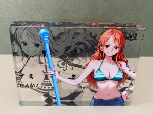 One Piece Anime Collectable Acrylic Board Two Side Card Waifu Nami 1x6x8 cm - Picture 1 of 7