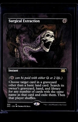 MTG Magic The Gathering 2X2 Double Masters 2022 Borderless Surgical Extraction - Image 1 of 2