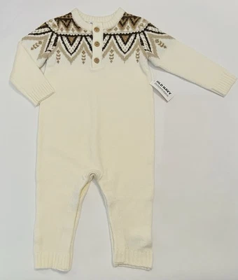 Antiguo Mono Azul Marino Bebé Niño 12-18 Meses Manga Larga Mameluco Lindo Invierno 1 pieza Nuevo Foto 1 de 2