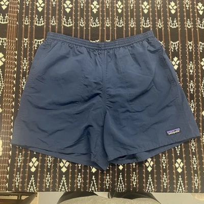 Pantalones Cortos Patagonia Para Hombres Medianos Bolsos Azul Senderismo 5" Netplus Conchas Azul Marino Foto 1 de 4
