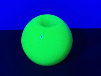 uranium  vaseline Lamp Ball Lamp Spacer Houze Akro Agate Floor Lamp - Image 1 of 4