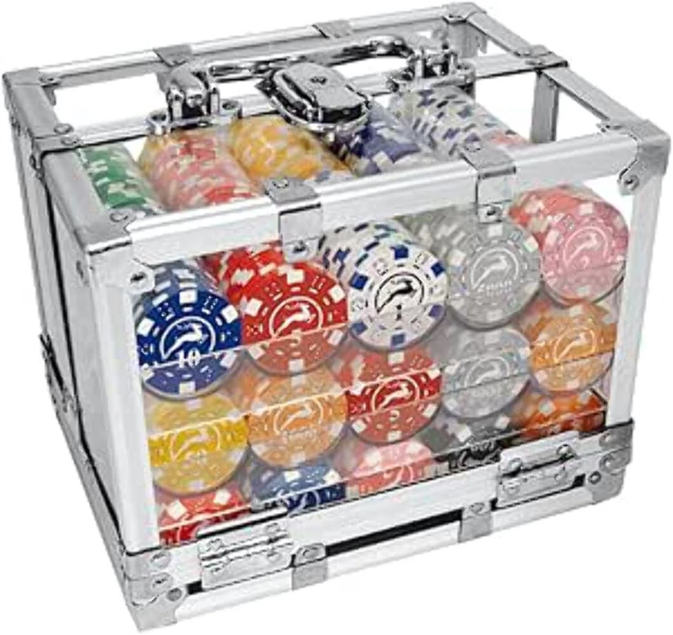 Poker Chips Set in Box 14g. 600 pcs. & Transparent Modiano - Image 1 of 1