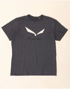SALEWA Mens Graphic T-Shirt Top XL Blue BM03 - Picture 1 of 3