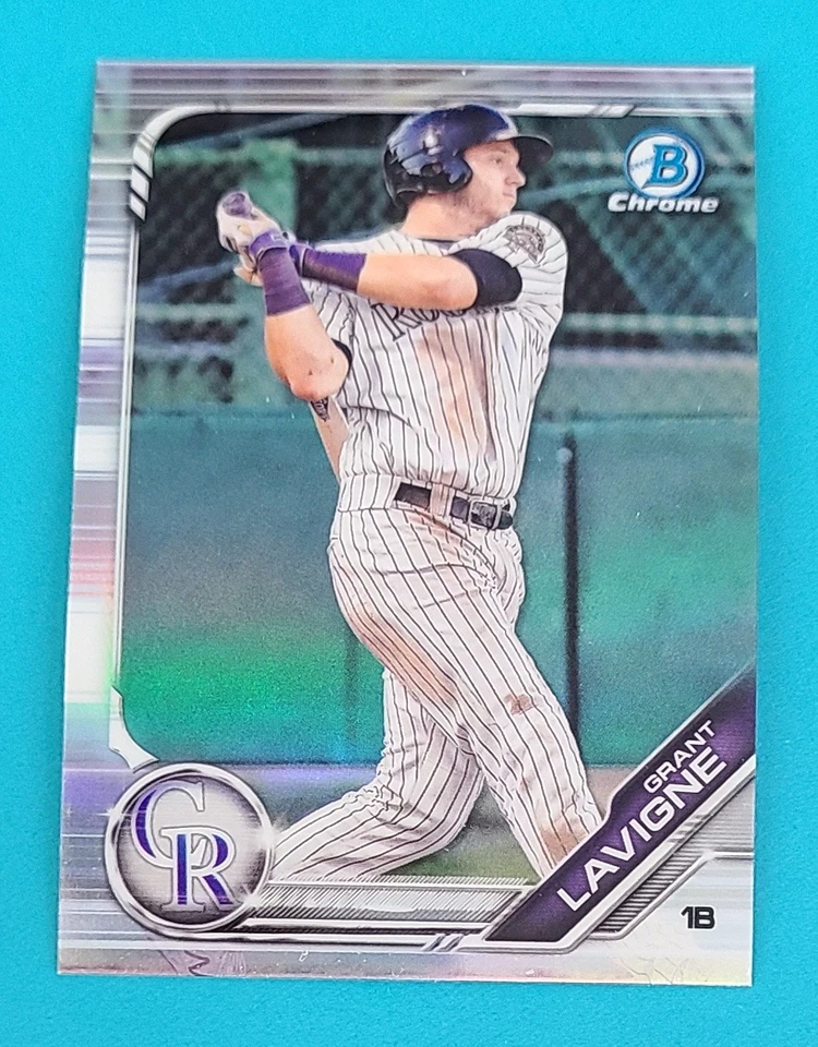 2019 Bowman Draft Chrome Refractor #BDC-188 Grant Lavigne BASEBALL Card S8 - Image 1 of 2