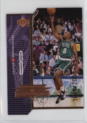 1998-99 Upper Deck AeroDynamics Bronze Quantum Die-Cut /2000 Antoine Walker #A25 - Image 1 of 2