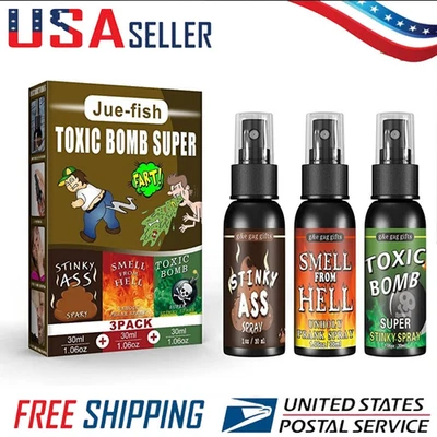 Spray líquido para culo Mister pedo broma pooter botella apestosa bomba olfativa - mordaza de broma Foto 1 de 4