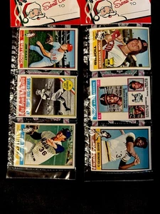2-1976 TOPPS XMAS BASEBALL RACK PACKS DAVE WINFIELD LOU GEHRIG JIM KAAT - Picture 1 of 2