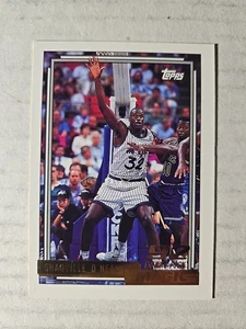 1992 Topps Gold Shaquille O'Neal #362 RC HOF NM - Picture 1 of 2