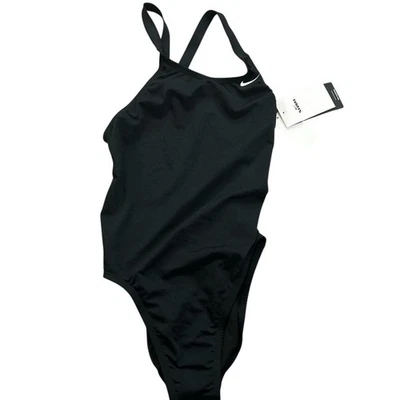 Nike Women's Black One-Piece Swimsuit size 6/ 32 - Image 1 of 4