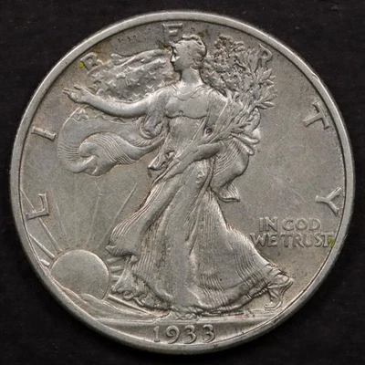 1933-S 50c Walking Liberty Half Dollar - AU - Image 1 of 2
