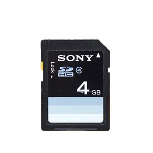 Genuine Sony 4GB SDHC Card Class 4 High-Speed Storage, SF-4C4 - Picture 1 of 2