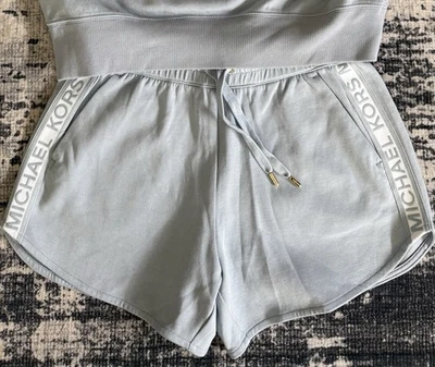 Michael Kors Light Blue Shorts Elastic waist - Image 1 of 3